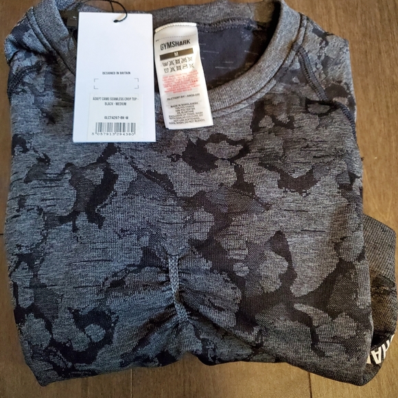 Gymshark camo adapt crop - Picture 2 of 3